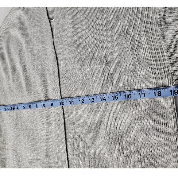 LOFT WOMEN'S HEATHER GRAY CARDIGAN SWEATER – SIZE XXS – OPEN FRONT COZY ELEGANCE - Picture 6 of 11